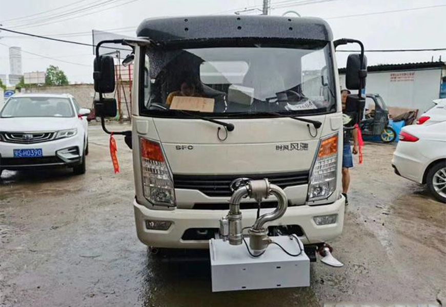 時風7方藍牌多功能抑塵灑水車圖片